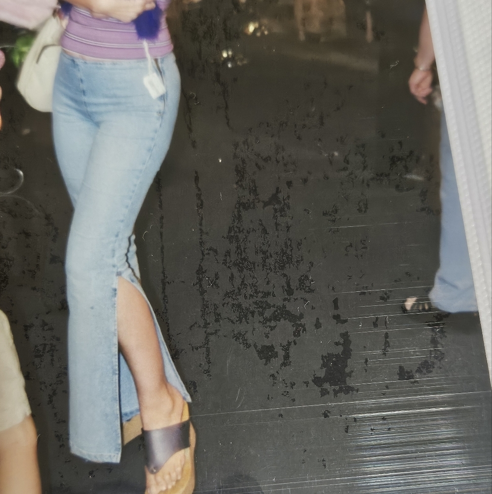 Vintage  RARE XOXO Blue Jeans Side Slit Junior size 5/6